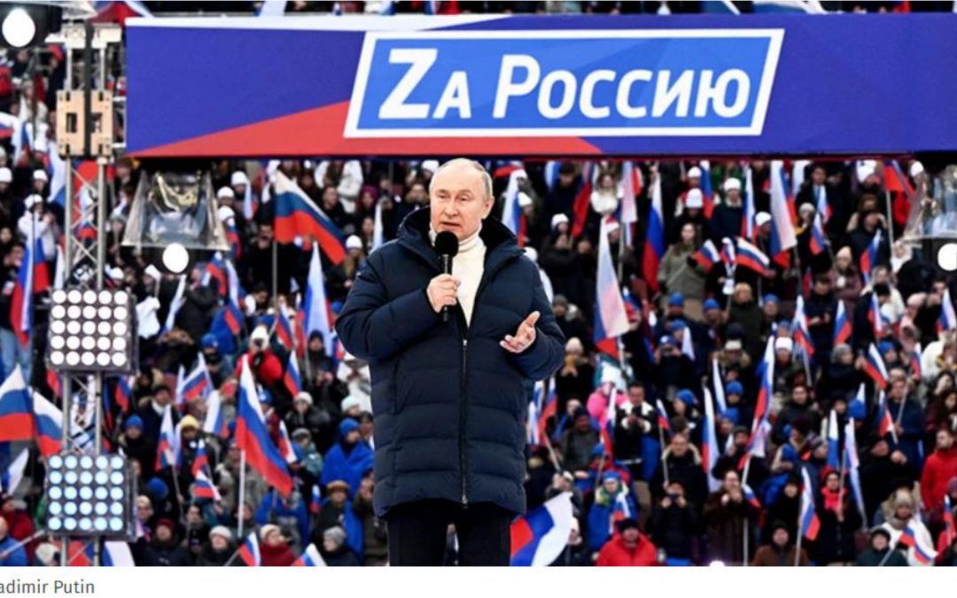 W drobnych gestach Putina widać więcej niż chciałby pokazać. „Popisy przemądrzałego samca alfa”